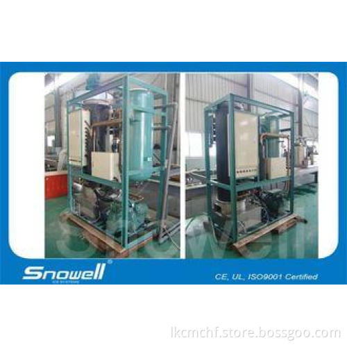 5T/24H Water Cooling Tube Ice Machines Keeping Vegetables W
